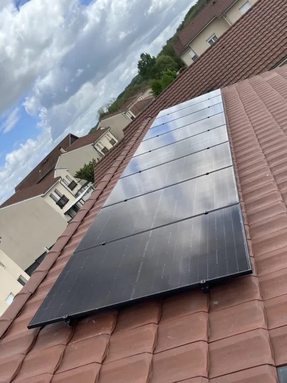 panneaux solaires en toiture