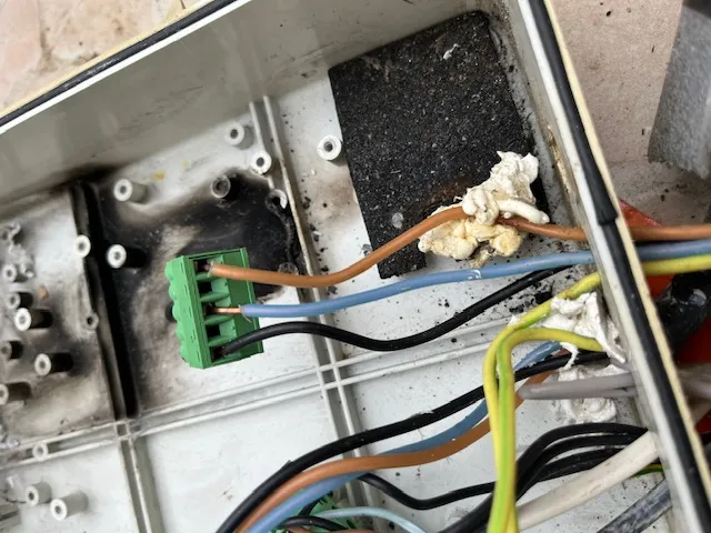 Panne identifiée dans le bloc de commande 